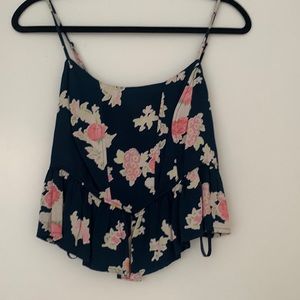 NWT Free People Floral Tank